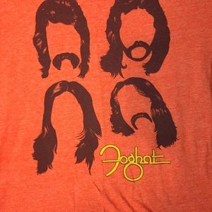 Foghat orange T-shirt Sz M